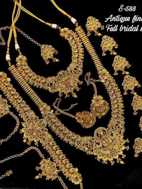 Antique Finish Full Bridal Set –S588